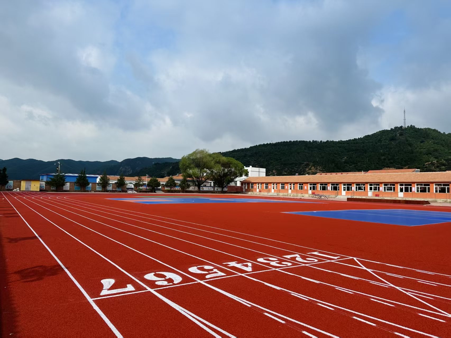 自贡市自结纹塑胶跑道塑胶地面 - 价格